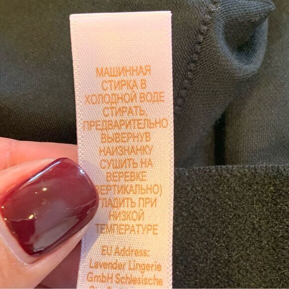 Savage X‎ Fenty Black Purple Logo High Rise Legging Size 2X - Picture 10 of 12